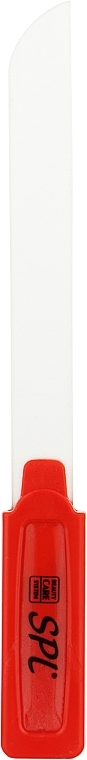 Пилочка хрустальная в пластиковом чехле 94-1352, 135мм, красная - SPL — фото N2