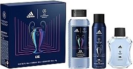 Духи, Парфюмерия, косметика Adidas UEFA Champions League Goal - Набор (edt/100ml + sh/gel/250ml + deo/150ml)