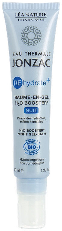 Ночной гель-бальзам - Eau Thermale Jonzac REhydrate+ H²O Booster Night Gel-Balm — фото N1