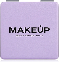 Раскладное карманное зеркало квадратное, фиолетовое - MAKEUP — фото N1