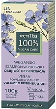 Шампунь для об'єму та регенерації - Venita Vegan Powder Shampoo Volume & Regeneration — фото N1