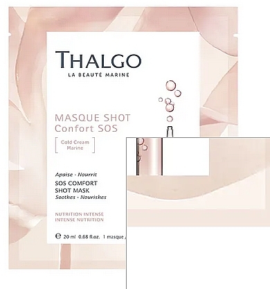 Маска для обличчя - Thalgo Masque Shot - Express Comfort Shot Mask — фото N1