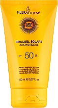 Духи, Парфюмерия, косметика Эмульсия солнцезащитная для лица с SPF 50 - Kleraderm Emulgel Solare