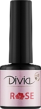 Гелеподібна олія для кутикули з ароматом троянди - Divia Thick Cuticle Oil Rose Scent — фото N1