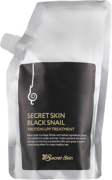 Маска для волосся з муцином чорного равлика з ефектом ламінування - Secret Skin Black Snail Protein LPP Treatment