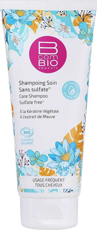 Безсульфатный шампунь для волос - BcomBIO Care Shampoo Sulfate Free — фото N1