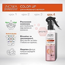 Двухфазный спрей-кондиционер для окрашенных волос - JNOWA Professional 4 Color Up Bi-Phase Spray Conditioner — фото N2