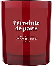 Духи, Парфюмерия, косметика Poetry Home L'etreinte De Paris Love Edition - Парфюмированная свеча