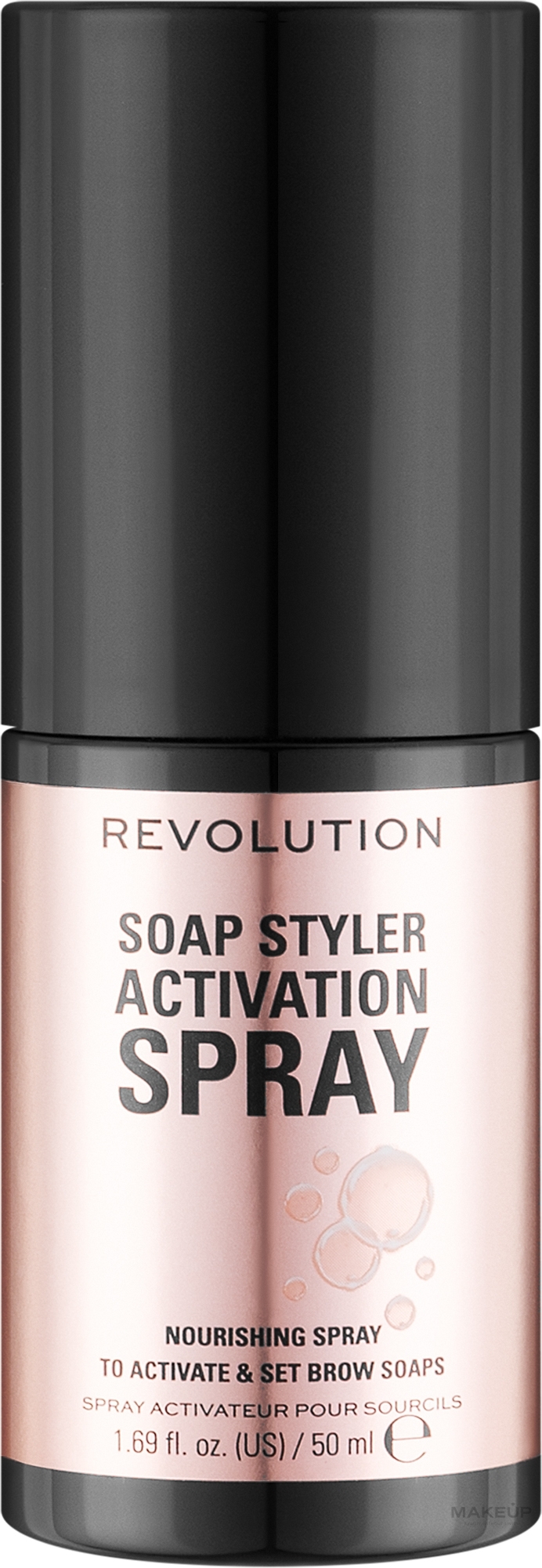 Спрей-активатор для укладки бровей - Makeup Revolution Soap Styler Activating Spray — фото 50ml