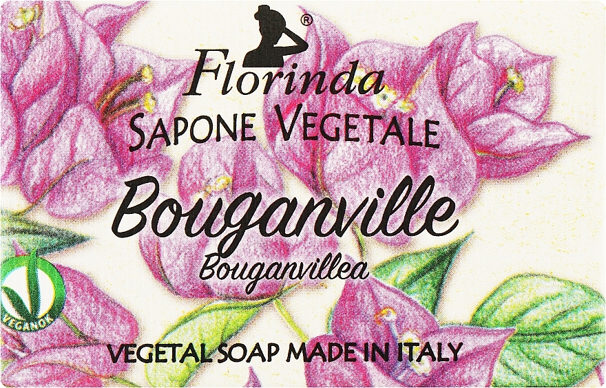 Мило натуральне "Бугенвілея" - Florinda Bougainvillea Natural Soap — фото N1