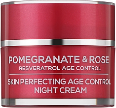 Парфумерія, косметика Удосконалювальний нічний крем проти старіння шкіри "Гранат і троянда" - BioFresh Via Natural Pomergranate & Rose Skin Perfecting Age Control Night Cream