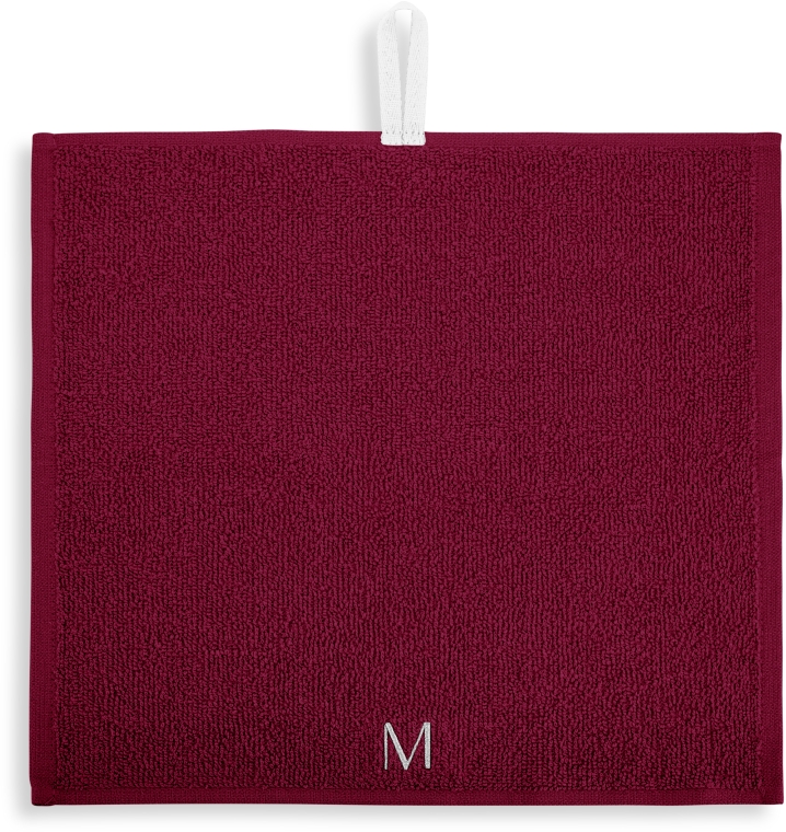Дорожный набор полотенец для лица, бордовые "MakeTravel" - MAKEUP Face Towel Set — фото N3
