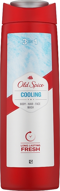 Шампунь-гель для душа 3в1 "Леденящий" - Old Spice Hair&Body&Face Cooling — фото N9