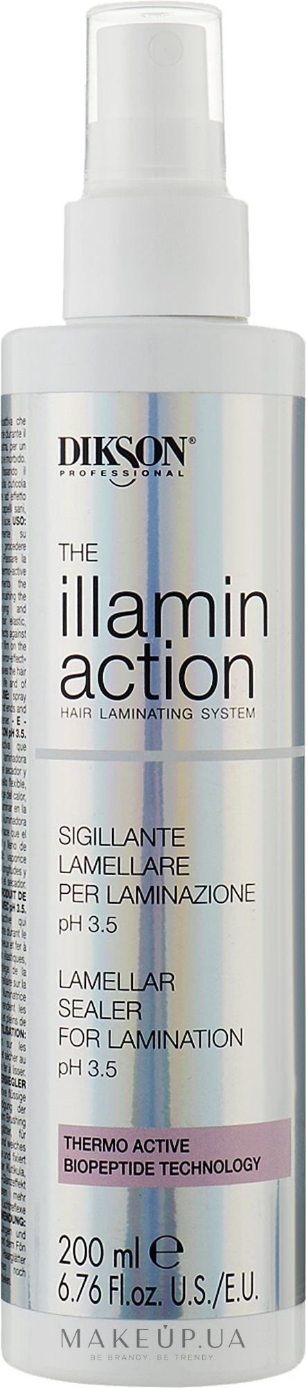 Жидкий термоактивный крем - Dikson Illaminaction Lamellar Sealer For Lamination Pre Drying pH 3.5 — фото 200ml