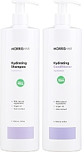 Парфумерія, косметика Набір - Morris Hair Hydrating Synergy Kit (Shmp/1000ml + cond/1000ml)