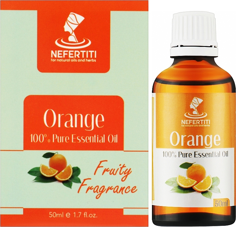 Ефірна олія апельсина - Nefertiti Orange 100% Pure Essential Oil — фото N2
