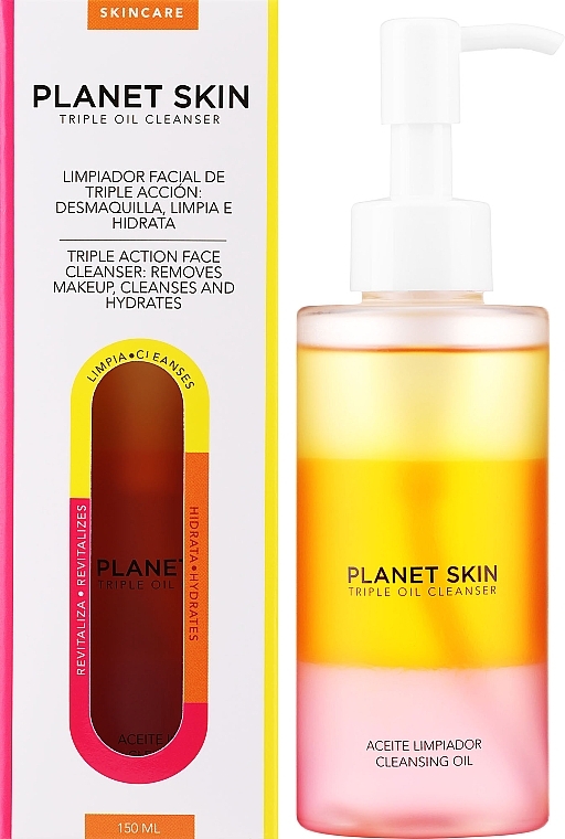 Очищающее масло для лица - Planet Skin Triple Oil Cleanser — фото N1