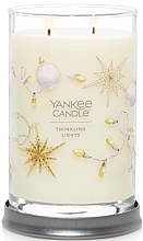 Духи, Парфюмерия, косметика Ароматическая свеча в стакане "Twinkling Lights", 2 фитиля - Yankee Candle Singnature