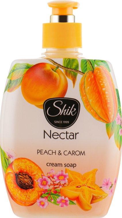 Гель-мыло жидкое "Персик и карамболь", в полимерной бутылке - Шик Nectar