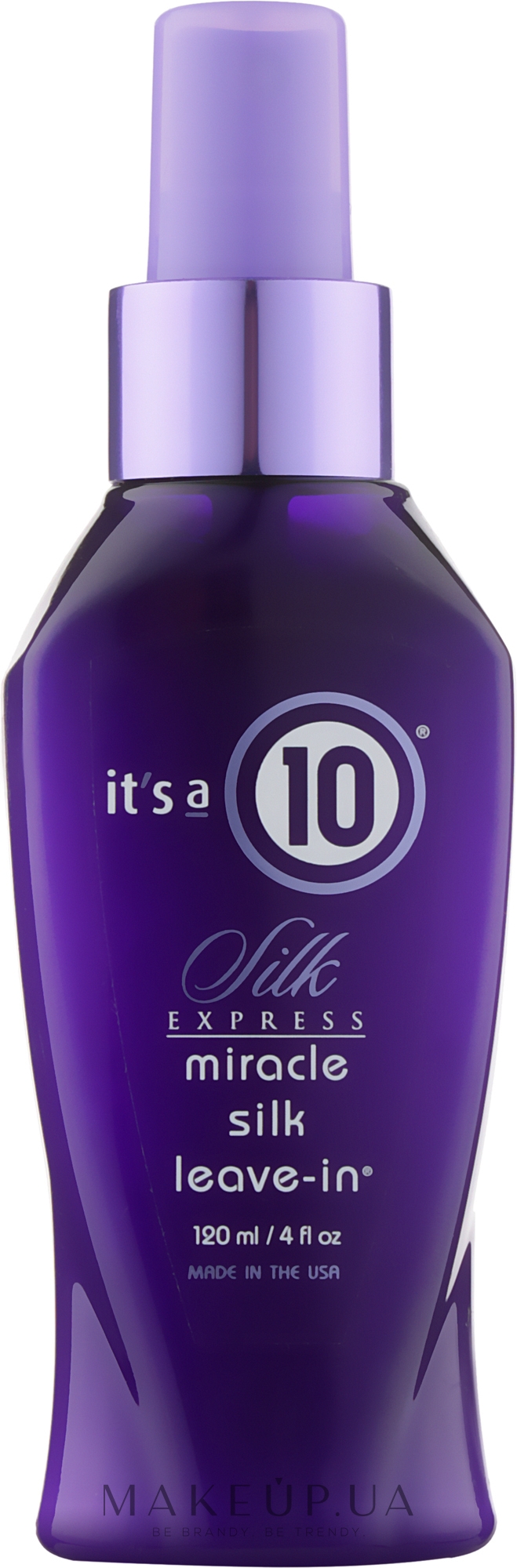 Шелковое несмываемое средство для волос - It's a 10 Haircare Silk Express Miracle Silk Leave-In — фото 120ml
