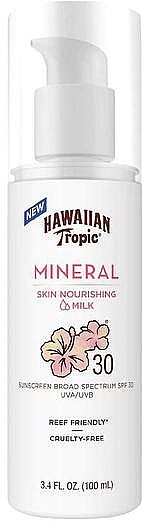 Солнцезащитный питательный лосьон для тела - Hawaiian Tropic Mineral Skin Nourishing Milk SPF 30 — фото N1