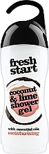 Парфумерія, косметика Зволожувальний крем-гель для душу "Кокос і лайм" - Xpel Marketing Ltd Fresh Start Coconut & Lime Shower Gel