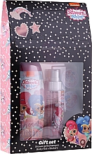 Парфумерія, косметика Набір - Uroda Polska Shimmer Shine Gift Set (sh/gel/250ml + b/mist/110ml + stickers)