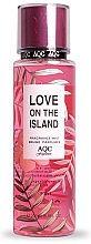 Духи, Парфюмерия, косметика Парфюмированный мист для тела - AQC Fragrances Love On The Island Body Mist