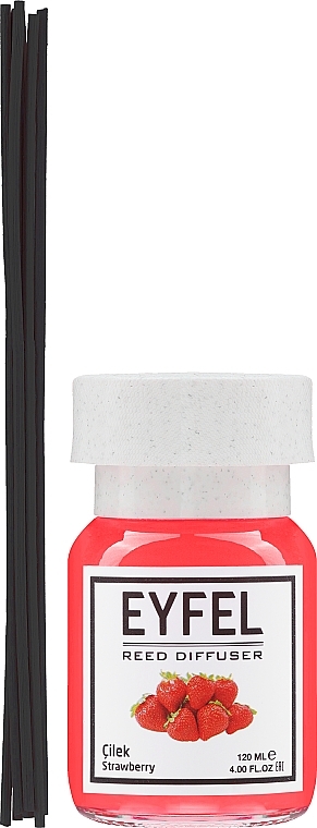Аромадиффузор - Eyfel Perfume Reed Diffuser Strawberry — фото N2