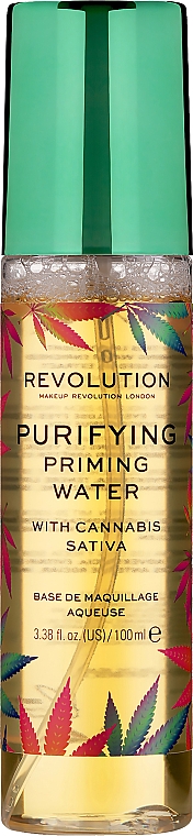 Праймер для макіяжу - Makeup Revolution Purifying Priming Water With CBD — фото N1