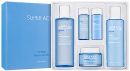 Духи, Парфюмерия, косметика Набор - Missha Super Aqua Ice Tear (ton/180ml + ton/mini/30ml + emulsion/150ml + emulsion/mini/30ml + cr/50ml)