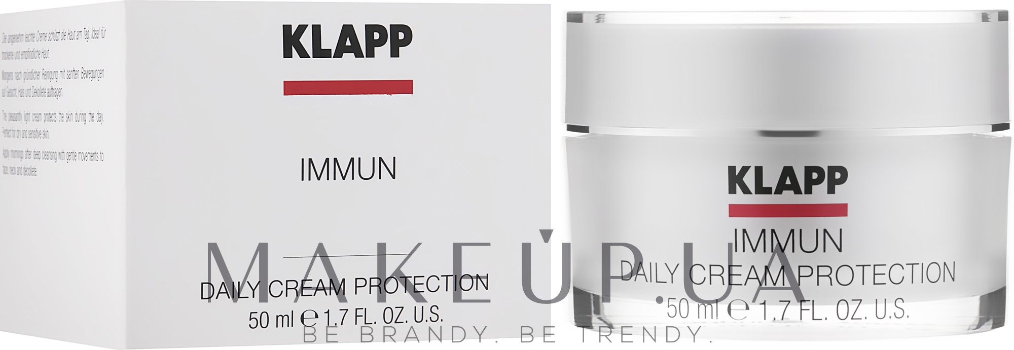 Дневной защитный крем - Klapp Immun Daily Cream Protection — фото 50ml