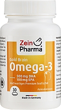 Харчова добавка «Омега-3» - Zein Pharma Omega-3 Gold Brain Edition — фото N1