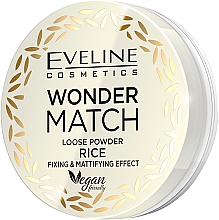 Рассыпчатая пудра - Eveline Cosmetics Wonder Match Loose Powder Rice — фото N1