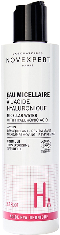 Міцелярна вода для обличчя - Novexpert Hyaluronic Acid Micellar Water — фото N1