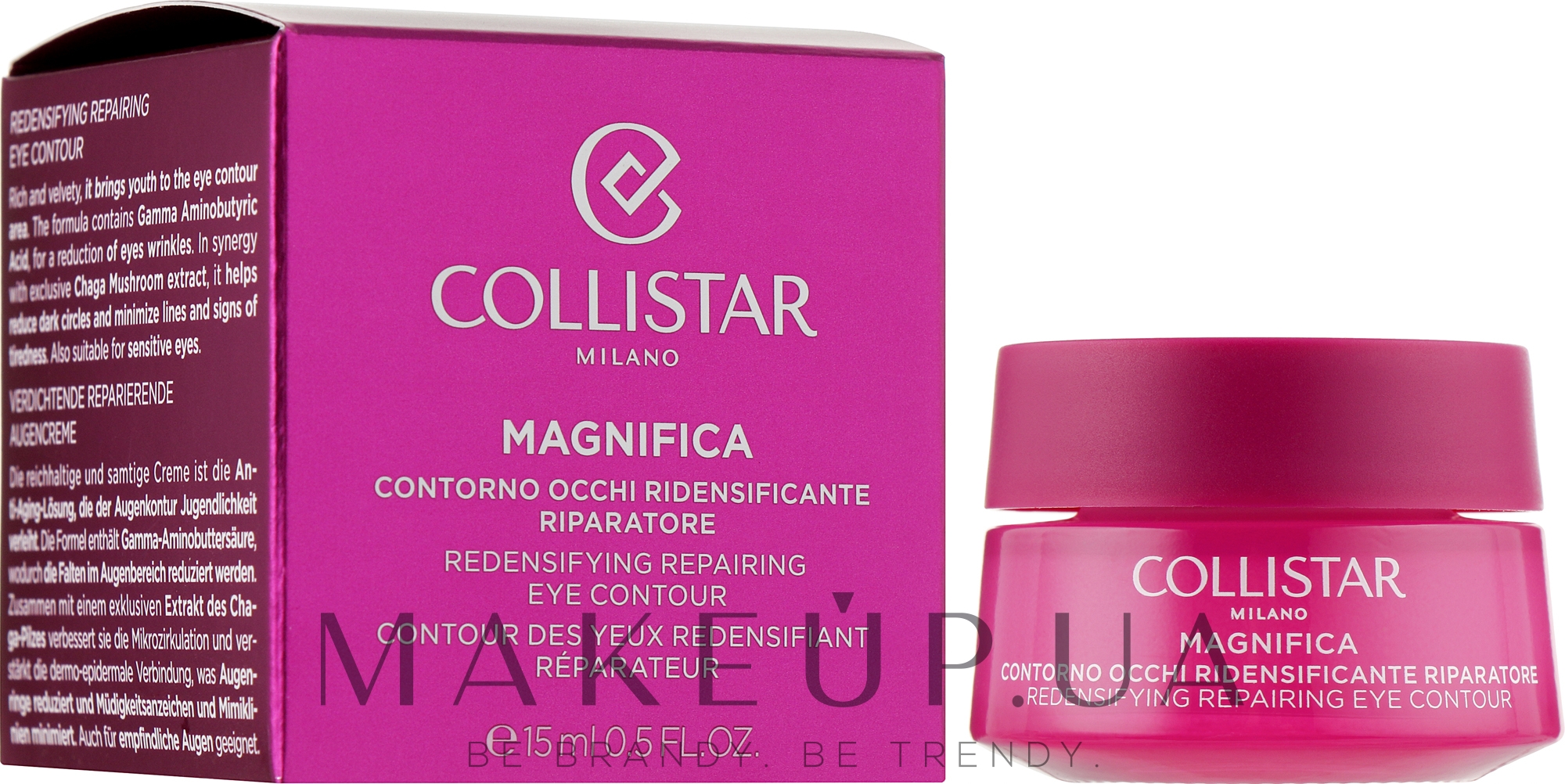 Крем для области вокруг глаз - Collistar Magnifica Redensifying Repairing Eye Contour (мини) — фото 15ml