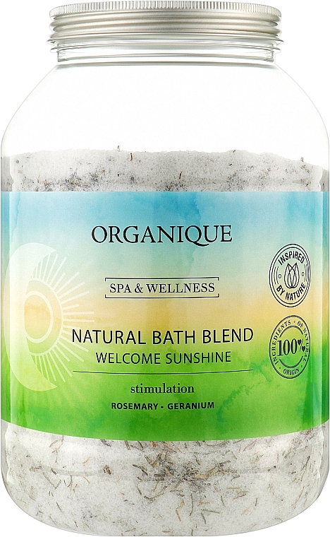 Ароматна суміш для ванн "Розмарин і герань" - Organique Spa & Wellness Welcome Sunshine — фото N2