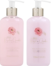 Набір - Baylis & Harding Royale Garden Rose, Poppy & Vanilla Luxury Hand Care Gift Set (h/soap/300ml + b/h/lot/300ml) — фото N2