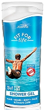 Духи, Парфюмерия, косметика Гель для душа и шампунь 5 в 1 - Joanna Fit For Life 5in1 Shower Gel For All Body Odour Stoper For Men (мини)