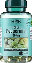Пищевая добавка "Масло мяты перечной" - Holland & Barrett Extra Strength Oil of Peppermint 200mg — фото N2