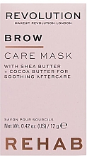 Маска для брів, вій і губ - Makeup Revolution Rehab Brow Care Mask — фото N1