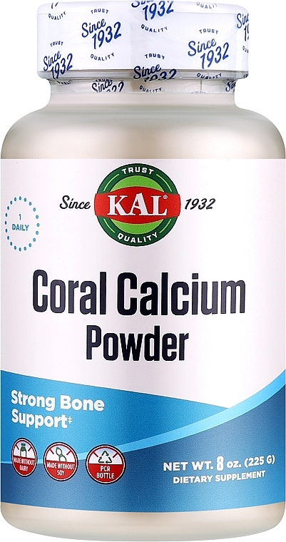 Харчова добавка "Кораловий кальцій" - Kal Coral Calcium Powder 1000 mg — фото N1