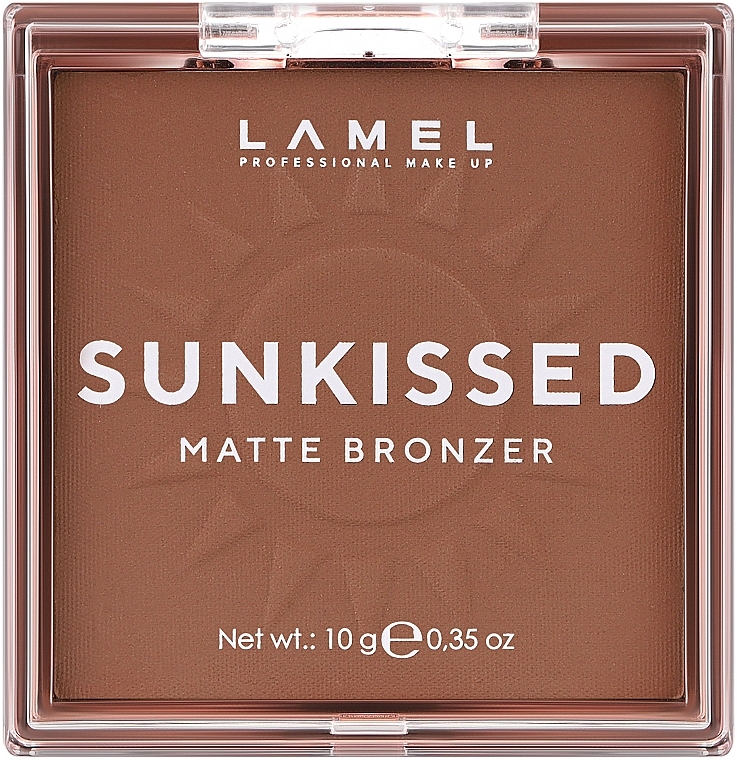 Пудра-бронзер для обличчя - LAMEL Make Up Sunkissed Matte Bronzer — фото N2