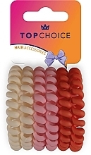 Парфумерія, косметика Резинка для волосся, 20056, 6 шт. - Top Choice Hair Accessories
