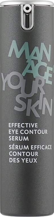 Эффективная сыворотка для кожи вокруг глаз - Manage Your Skin Effective Eye Contour Serum (пробник) — фото N1