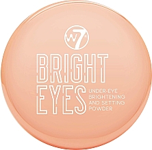Парфумерія, косметика Пудра для шкіри навколо очей - W7 Bright Eyes Under-Eye Brightening And Setting Powder
