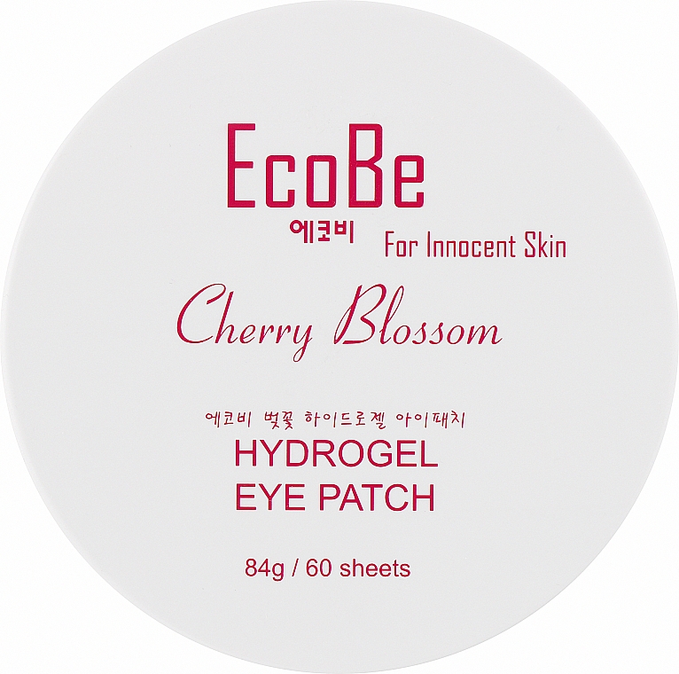 Гідрогелеві патчі під очі - Eco Be Ekel Cherry Blossom Hydrogel Eye Patch — фото N1