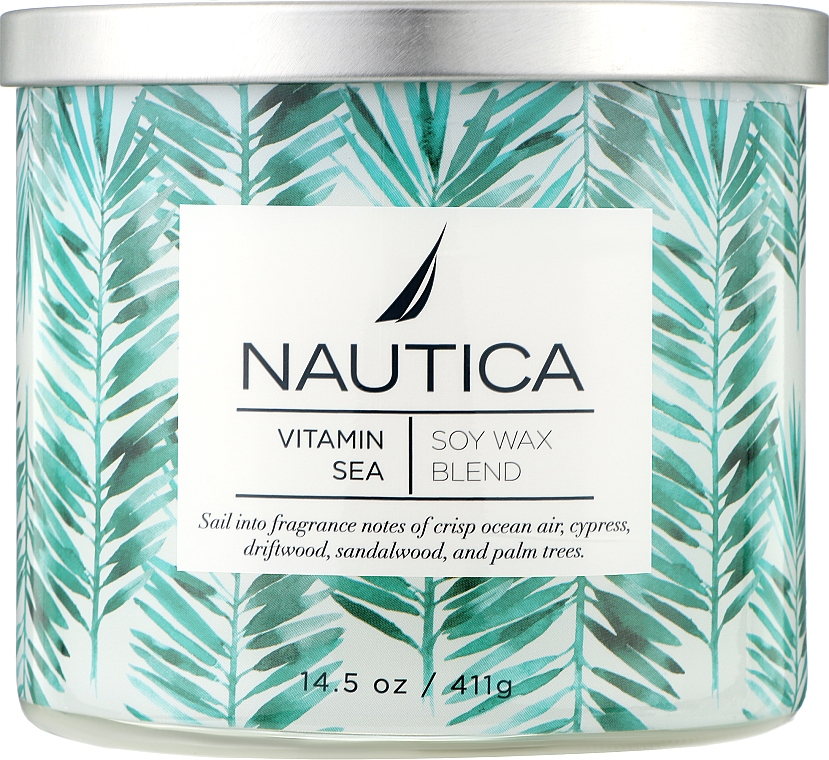 Ароматическая свеча "Витамины моря" - Nautica Vitamin Sea Soy Wax Blend Candle — фото N1