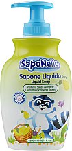 Рідке мило для дітей "Груша" - SapoNello Liquid Soap Pera — фото N1
