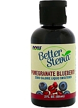 Жидкий подсластитель "Гранат и черника" - Now Foods Better Stevia Liquid Pomegranate Blueberry — фото N1